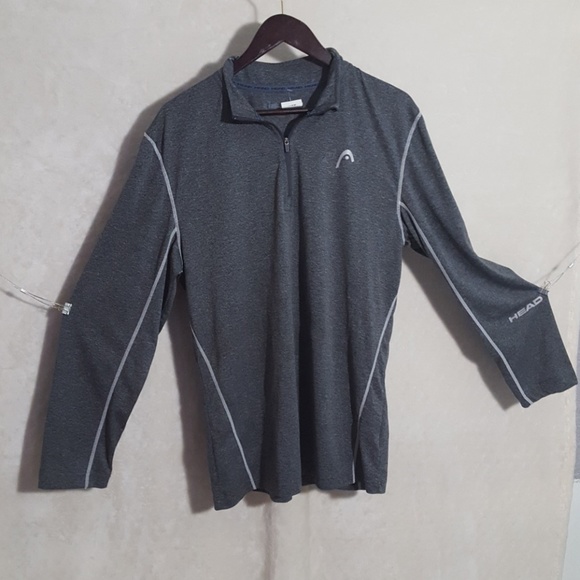 *SOLD*HEAD Long Sleeve Shirt 1/4 Zip - Picture 2 of 8
